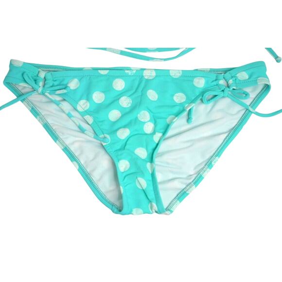 BIKINI LAB, Mint Green & White Polka Dot Bikini Set, Size XL - Picture 4 of 8